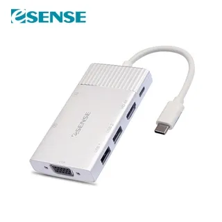 Esense逸盛 Type-C轉RJ45+USB3.0 HUB (01-RJC191)原價 735 (現省 136) 歷史價格詳細信息