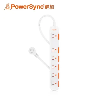 PowerSync 1開6插安全防塵防雷擊延長線(白) 電腦 延長線 過載斷電 群加 蝦皮直送 現貨 歷史價格詳細信息