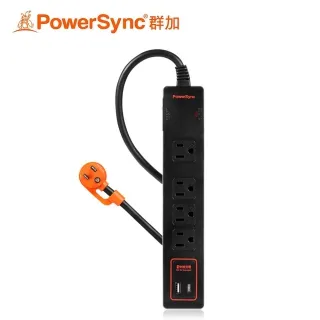 群加 Powersync 1開4插1A1C防雷擊抗搖擺雙色延長線/1.8m(TS42F118) 歷史價格詳細信息