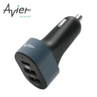 【Avier】COLOR MIX 42W 智能三孔車用充電器-森木綠 歷史價格詳細信息