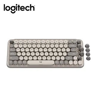 【Logitech 羅技】POP Keys 無線機械鍵盤 茶軸 / 迷霧灰 歷史價格詳細信息