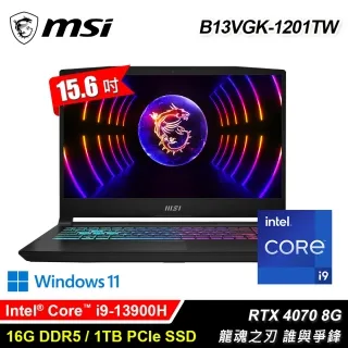 MSI微星 Katana 15 B13VGK-1201TW電競筆電(i9-13900H/16G/1TB/RTX4070/ 歷史價格詳細信息