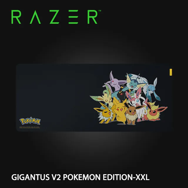Razer Gigantus V2 巨甲蟲滑鼠墊 XXL 雷蛇 寶可夢聯名款 Pokemon Edition 歷史價格詳細信息
