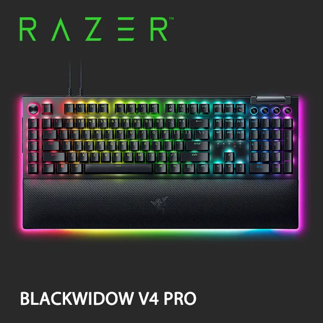 【Razer 雷蛇】BlackWidow 黑寡婦V4 Pro 黃軸蜘幻彩版有線機械式RGB鍵盤(RZ03-04683300-R3T1-UT) 歷史價格詳細信息