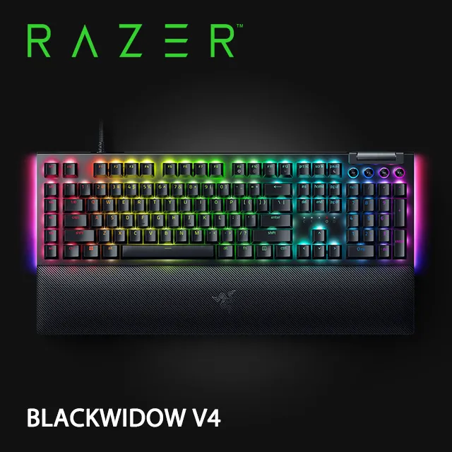 Razer BlackWidow V4 X 黑寡婦蜘幻彩版鍵盤 機械式遊戲鍵盤 綠軸 中文 歷史價格詳細信息