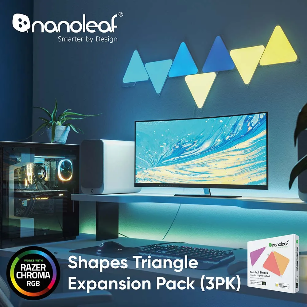 Nanoleaf Shapes 智能迷你三角燈 (5片組) 歷史價格詳細信息