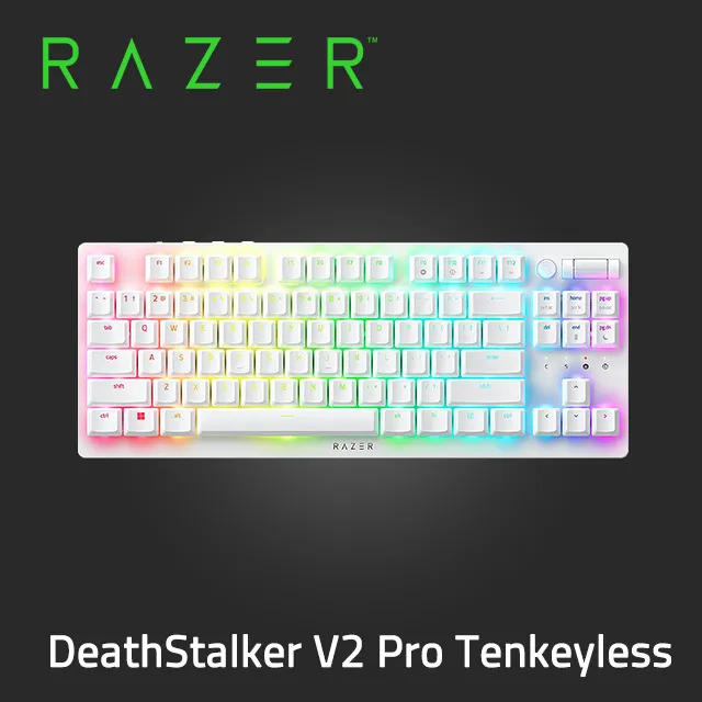 Razer DeathStalker V2 Pro TKL 噬魂金蝎 無線鍵盤短軸 電競鍵盤 白色 歷史價格詳細信息
