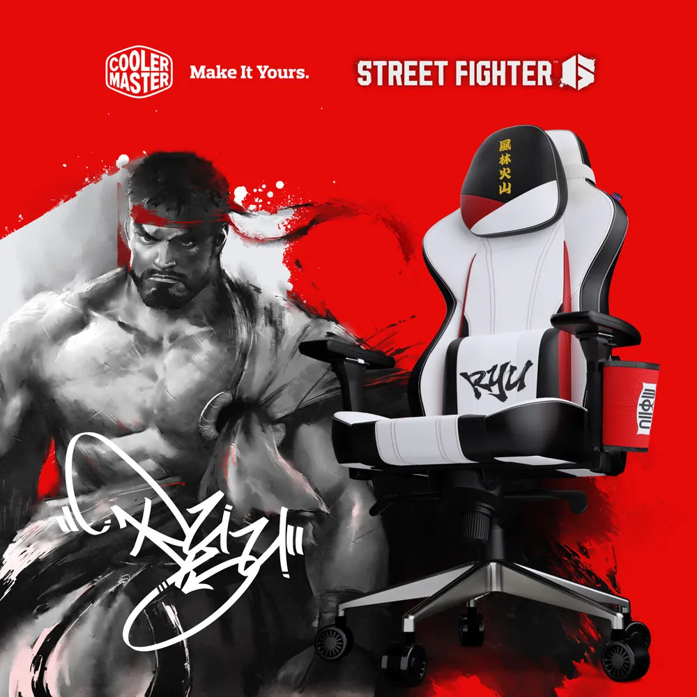 Cooler Master 酷碼 Caliber X2 快打旋風聯名款-RYU 電競椅 自行安裝 歷史價格詳細信息