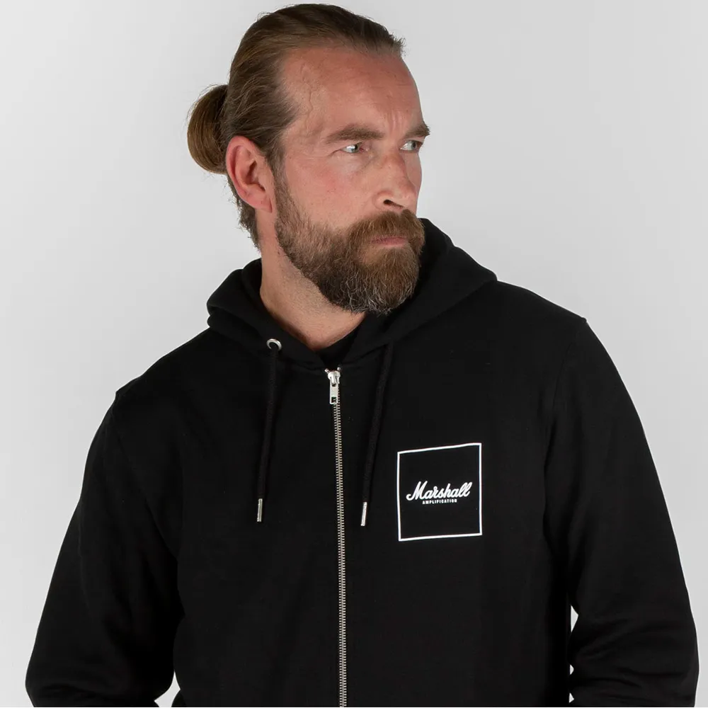 Marshall Square Logo Hoodie 拉鍊連帽外套-XL 歷史價格詳細信息