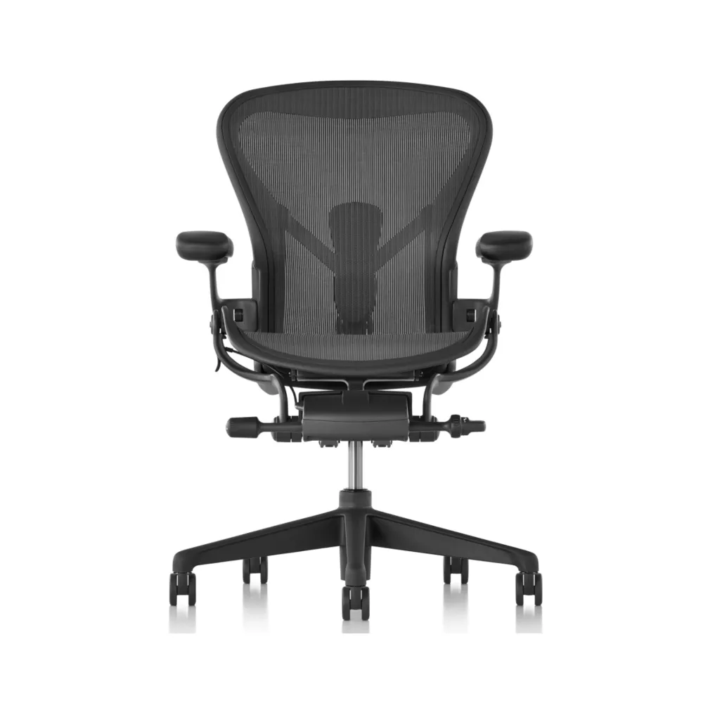 【Herman Miller】Aeron2.0 全功能 尼龍腳 石墨色 C SIZE DW扶手 歷史價格詳細信息