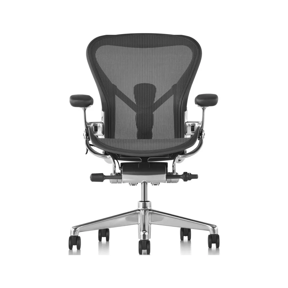 【Herman Miller】Aeron2.0 全功能 鋁合金腳 石墨色 B SIZE DW扶手 歷史價格詳細信息