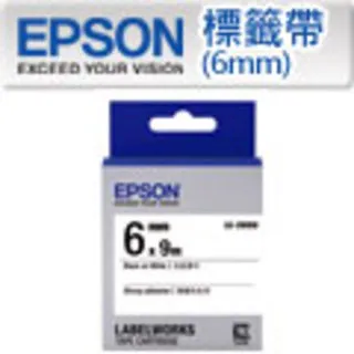 EPSON LK-2WBW 高黏性白底黑字標籤帶(寬度6mm) 歷史價格詳細信息