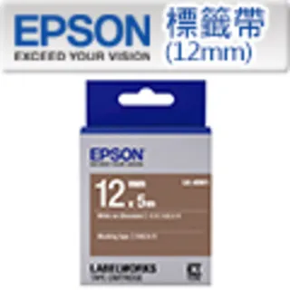 EPSON LK-4DW1 12mm 和紙系列 原廠標籤帶 巧克力底白字 歷史價格詳細信息