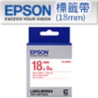 EPSON LK-5WRN C53S655402 一般系列白底紅字標籤帶(寬度18mm) 歷史價格詳細信息