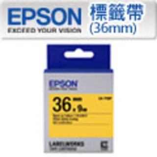 EPSON LK-7YBP 黃底黑字 粉彩系列 原廠標籤帶 寬度36mm 歷史價格詳細信息
