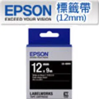 EPSON LK4BWV 副廠黑底白字標籤帶 12mm 歷史價格詳細信息