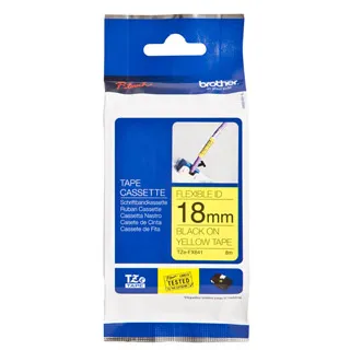 BROTHER TZe-FX651 可彎曲護貝標籤帶 ( 24mm 黃底黑字 ) 歷史價格詳細信息