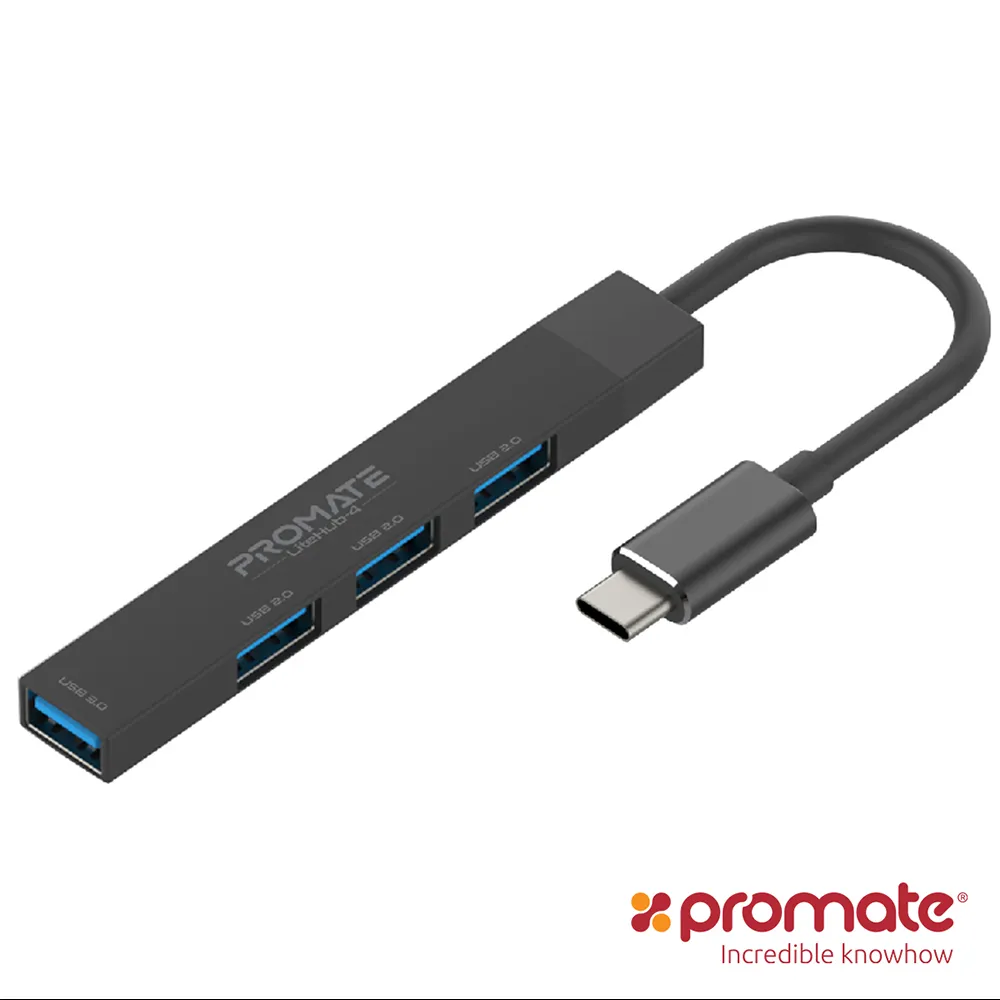 Promate 4合1 USB Type C 擴充集線器(PadHub-Pro)(灰) 歷史價格詳細信息