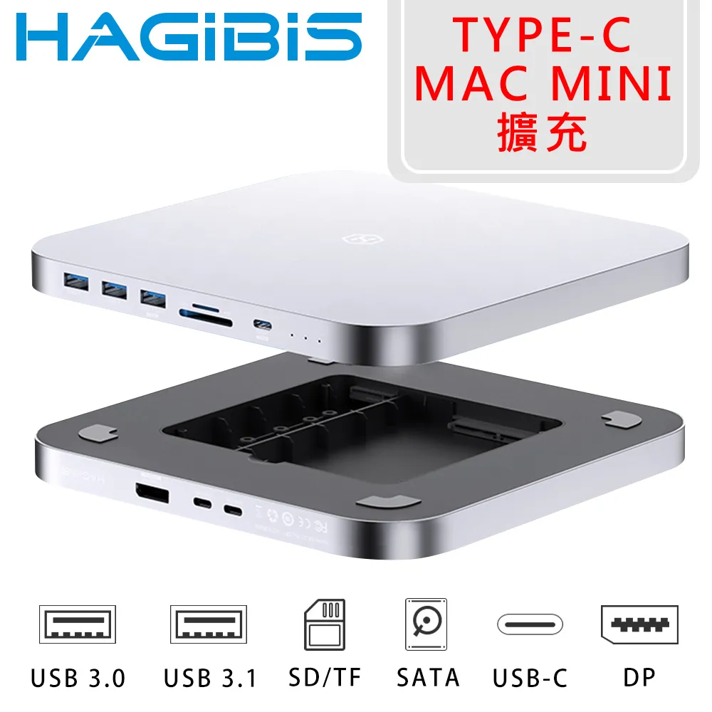 HAGiBiS海備思 Type-c/USB雙接口轉USB3.0 散熱款擴充轉接器 歷史價格詳細信息