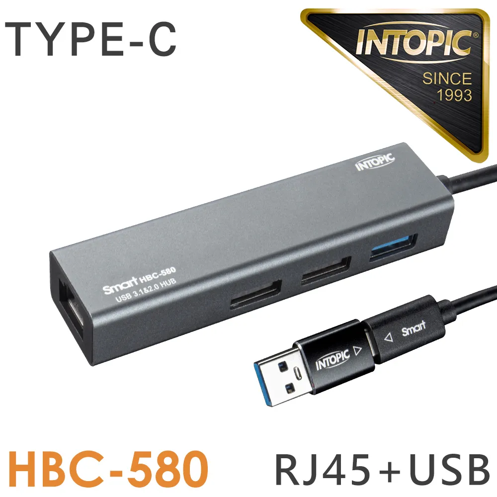 INTOPIC 廣鼎 USB3.1 Type-C 4埠 HUB 高速集線器 HBC690 歷史價格詳細信息