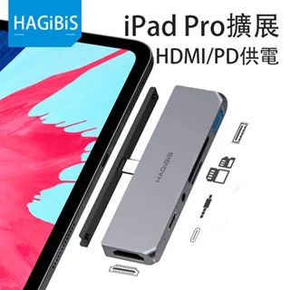 HAGiBiS鋁合金6合1 USB3.0+SD/TF讀卡+HDMI+PD供電+3.5mm音源口 歷史價格詳細信息