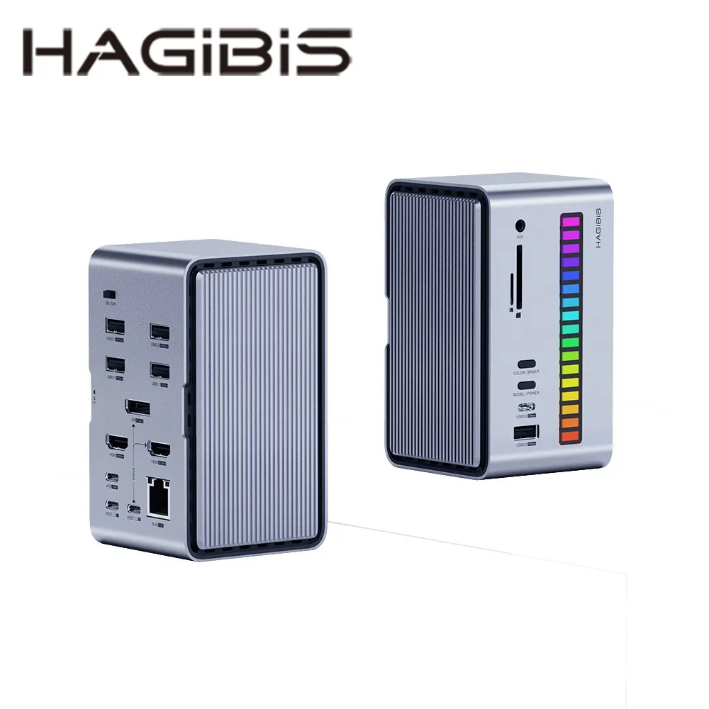 HAGiBiS桌面式Type-C多功能節奏燈擴充器15合1 歷史價格詳細信息