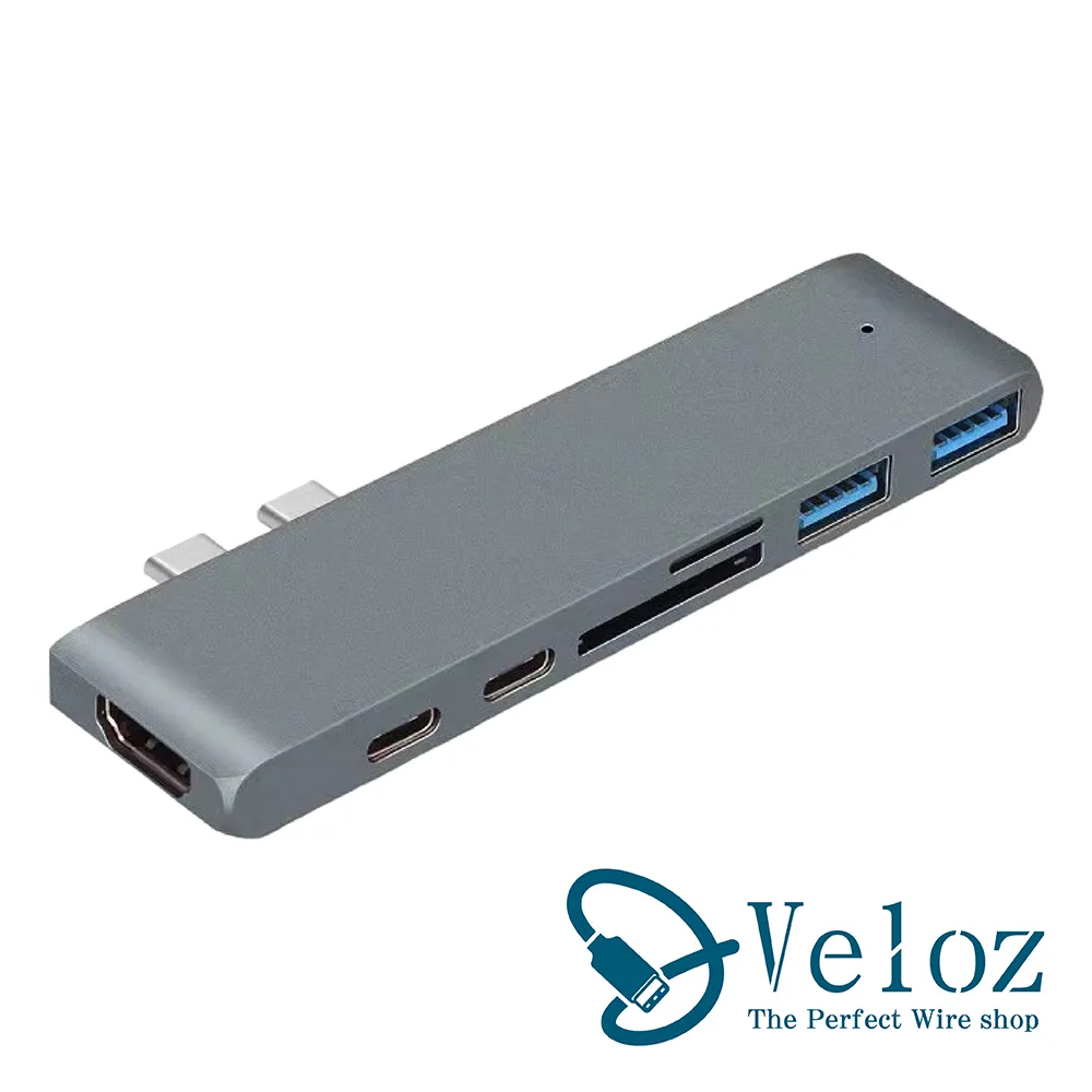 Veloz- Type-C轉USB3.0/2.0鋁合金小巧4HUB集線器(Velo-30) 歷史價格詳細信息