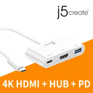 KaiJet 5create USB Type-C轉HDMI 4K 三合一螢幕轉接器-JCA379 歷史價格詳細信息