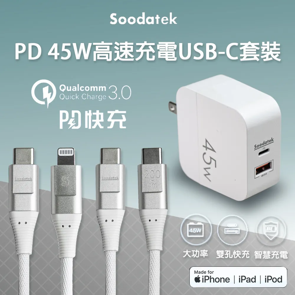 【Soodatek】 PD 20W 雙孔USB-C車充 / SCC2-PCPD40GR 歷史價格詳細信息