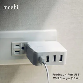 Moshi 旅充系列 ProGeo USB-C 及USB 埠充電器 (42W，US美規) PD3.0 快充 萬國充電 歷史價格詳細信息