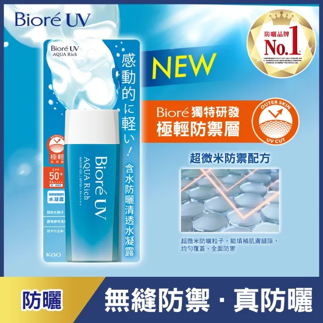 Biore 蜜妮 含水防曬清透水凝露2入組 SPF50+ 歷史價格詳細信息