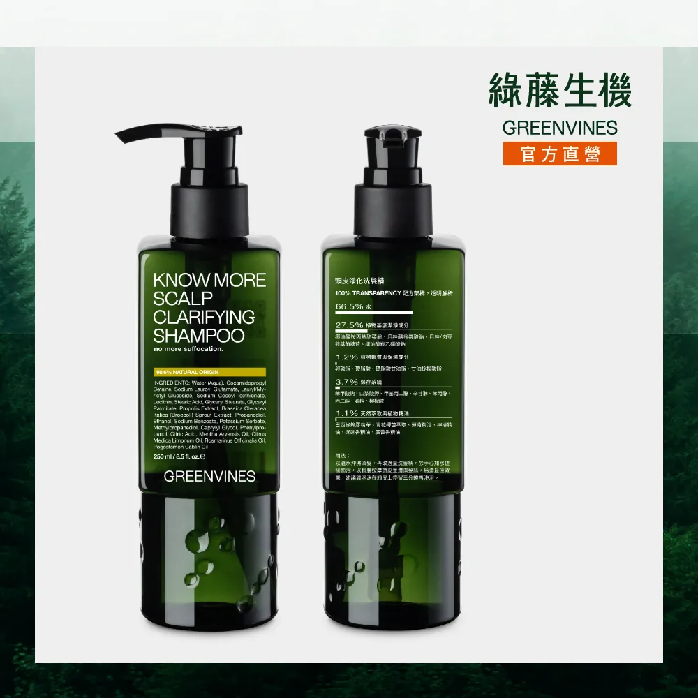 綠藤生機 頭皮淨化洗髮精 250 ml 官方旗艦店 歷史價格詳細信息