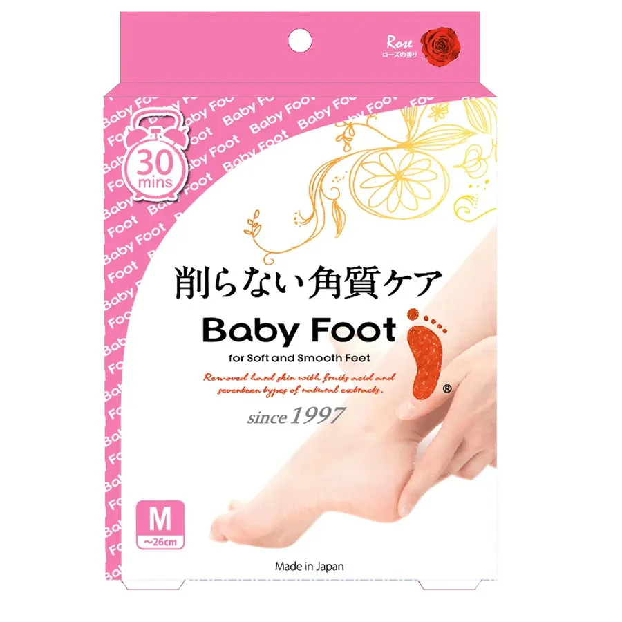 Baby Foot寶貝腳 3D立體足膜 櫻花香(30分鐘快速版) 1雙【Donki日本唐吉訶德】 歷史價格詳細信息