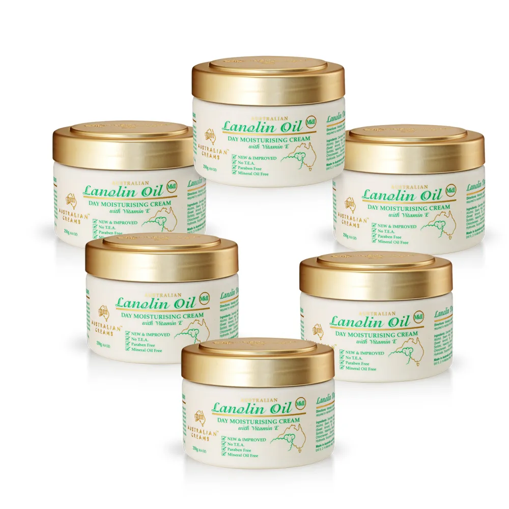 【澳洲 G&M】MKII金蓋綿羊油滋潤日霜(輕便包)  6入組 100g/瓶 歷史價格詳細信息