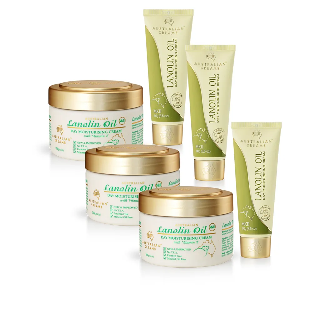 【澳洲 G&M】MKII金蓋綿羊油滋潤日霜(輕便包)  6入組 100g/瓶 歷史價格詳細信息