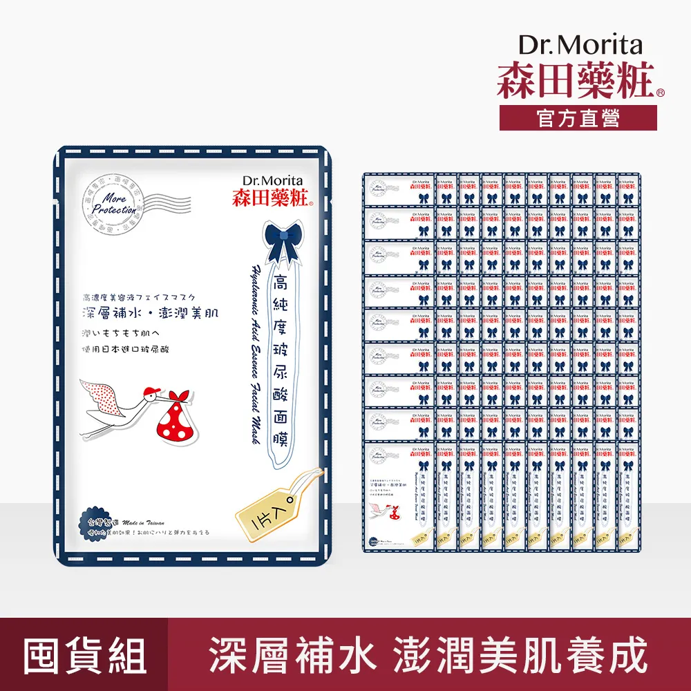 森田藥粧高純度玻尿酸保濕潤澤面膜8入 歷史價格詳細信息