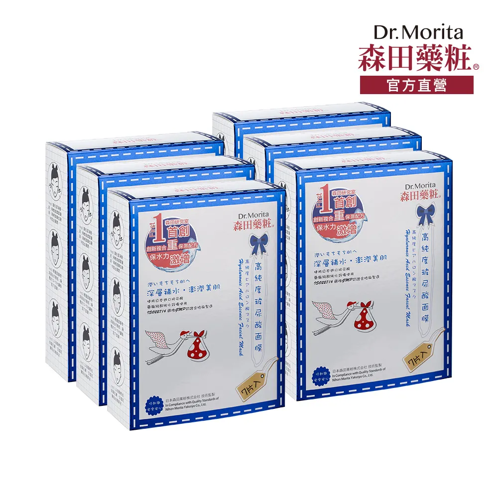 森田藥粧高純度玻尿酸保濕潤澤面膜8入 歷史價格詳細信息