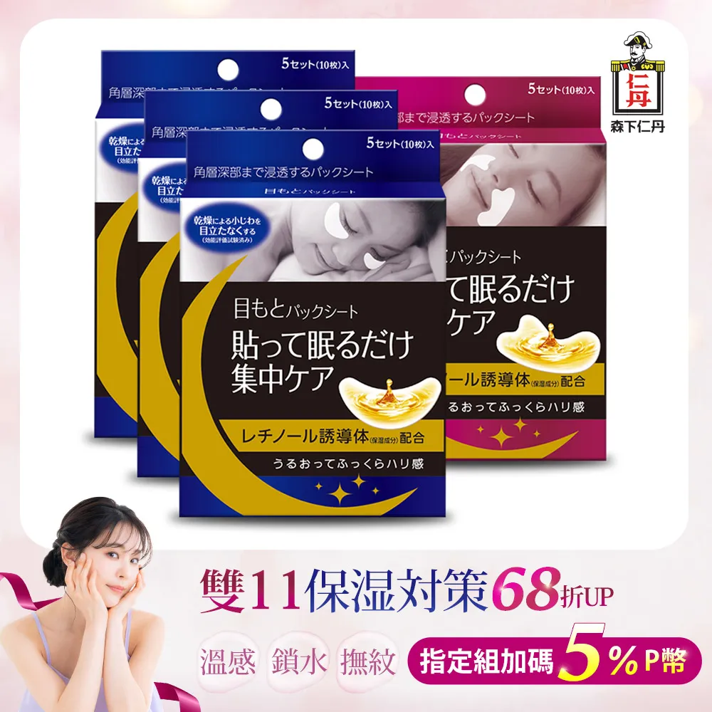 森下仁丹 整晚貼眼膜-體驗組(1盒5對入) 歷史價格詳細信息