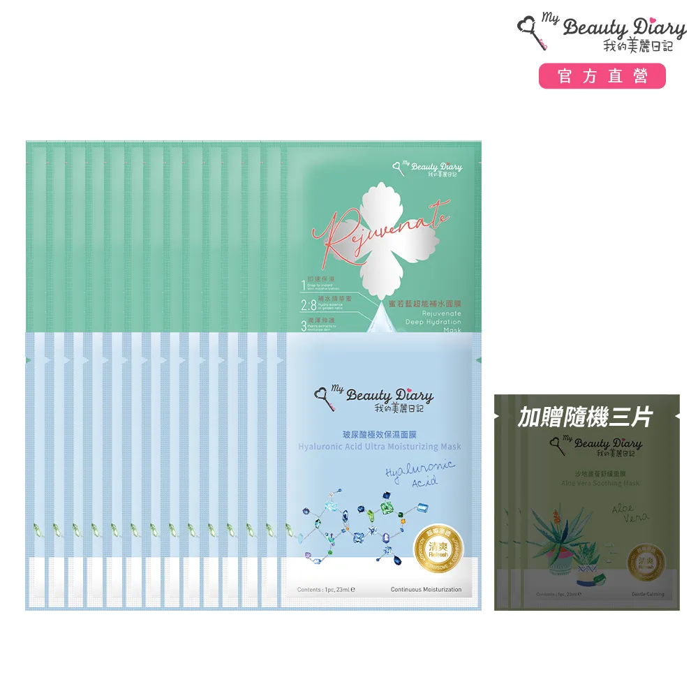 美麗日記保濕能亮雙激粹EX+黑珍珠面膜6入 歷史價格詳細信息