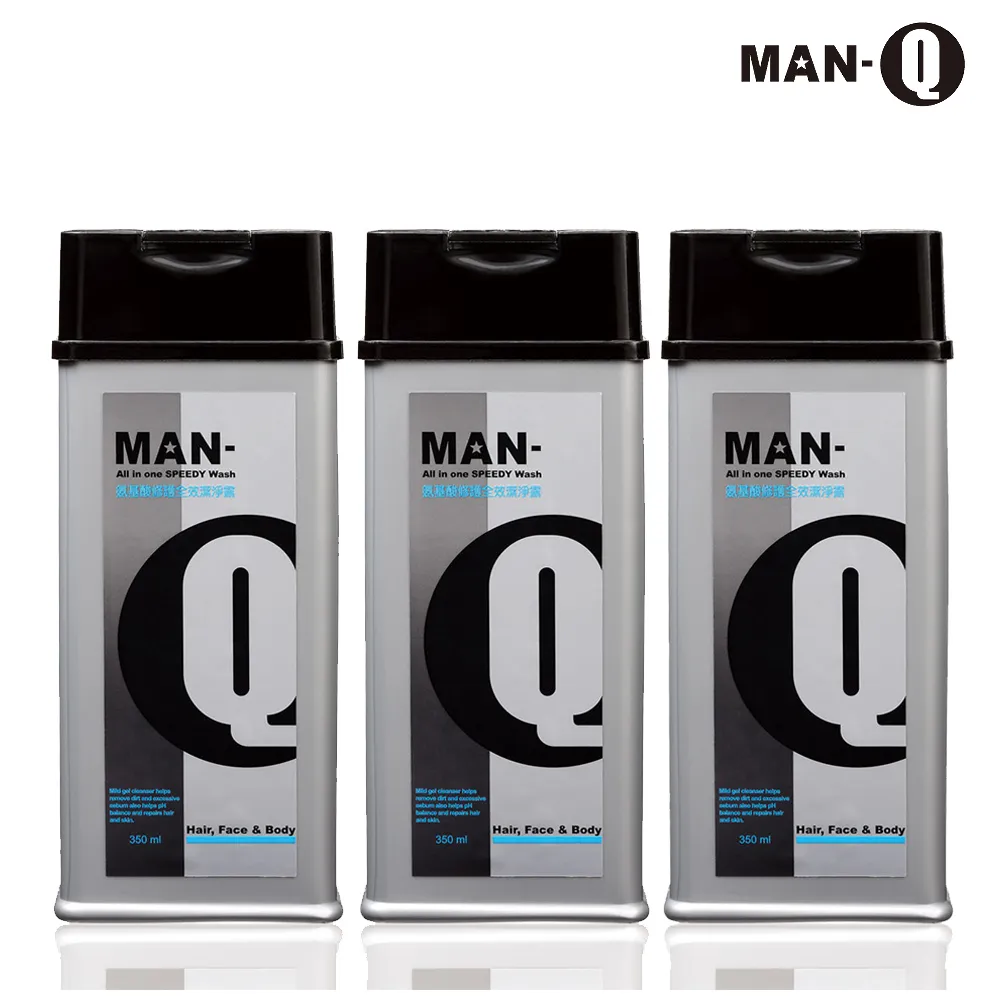 MAN-Q S3胺基酸修護全效潔淨露x3入(350ml/入) 歷史價格詳細信息