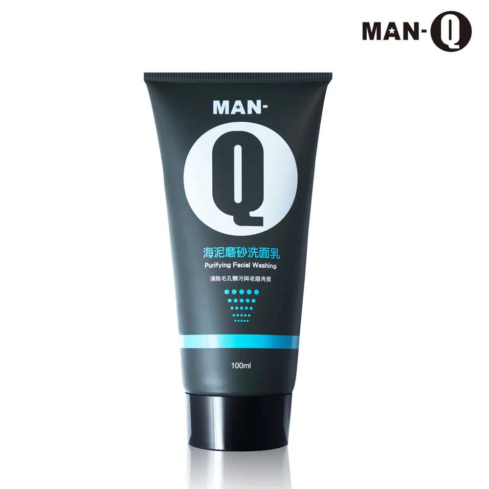 MAN-Q 海泥磨砂洗面乳100mlx2瓶 滿額贈 去角質 中性/油性/混和性 加送MAN-Q造型髮雕200gX1罐 歷史價格詳細信息