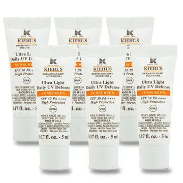 KIEHLS 契爾氏 集高效清爽UV防護乳SPF50PA++++5ml*12 歷史價格詳細信息