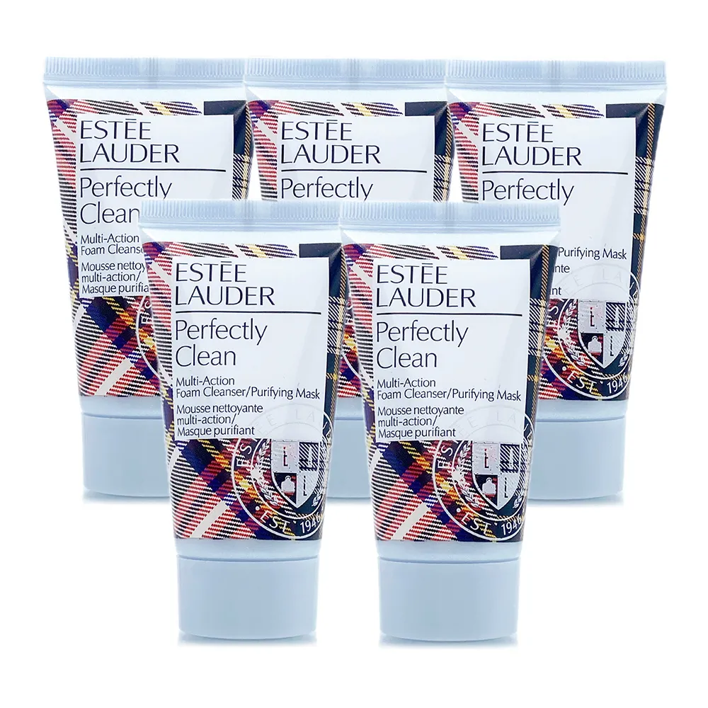 Estee Lauder雅詩蘭黛 細緻煥采雙效淨化潔面乳30ml 5入組 旅行小樣 (等同正貨容量/小藍洗) 歷史價格詳細信息