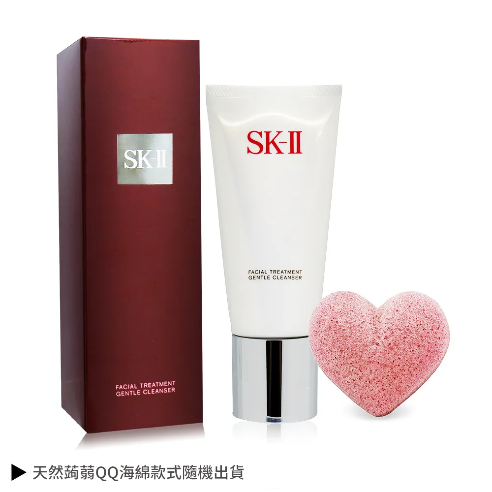 SK-II 全效活膚潔面乳(120g)-國際航空版-贈天然蒟蒻QQ海綿(隨機出貨) 價格比較,價格查詢,歷史價格詳細信息