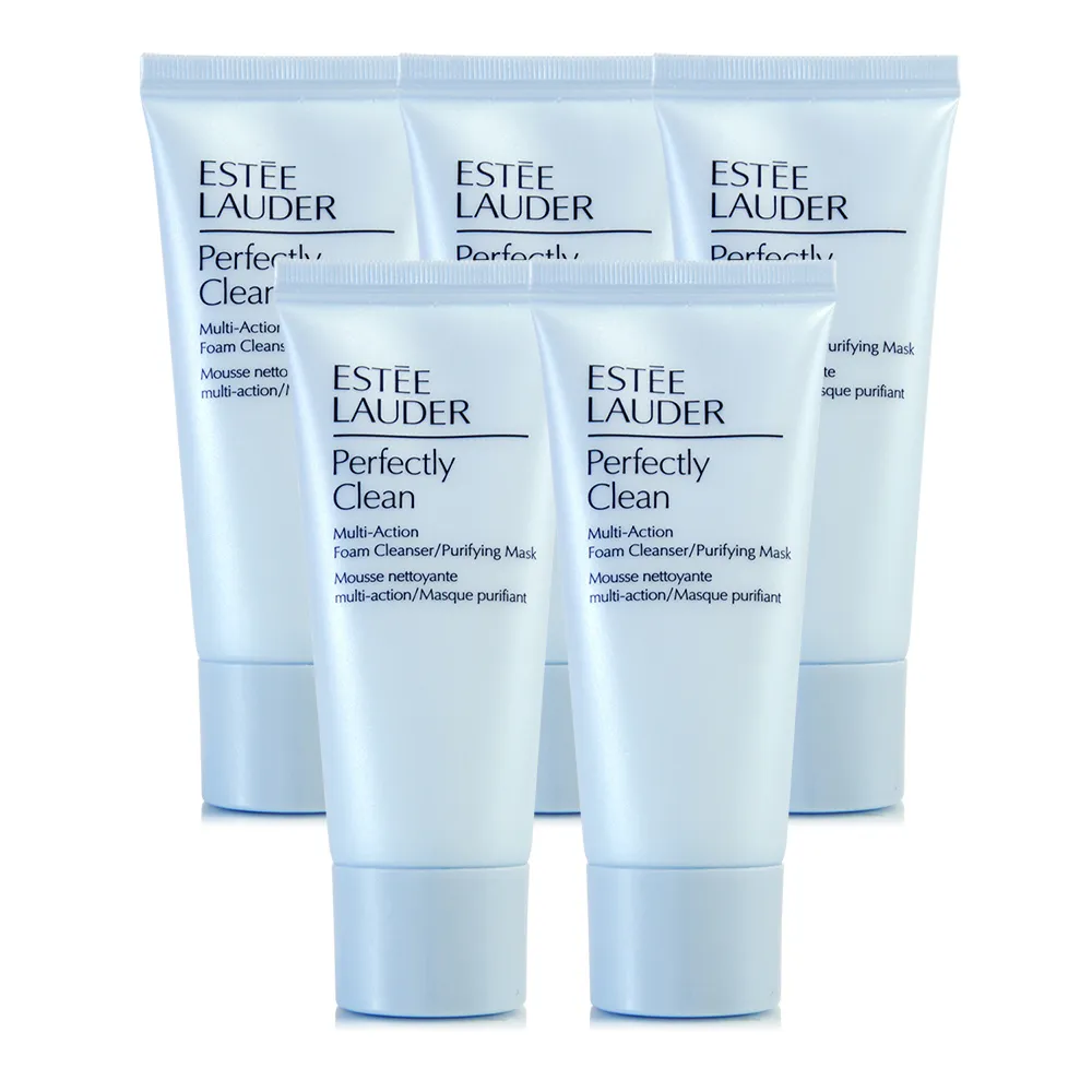 Estee Lauder雅詩蘭黛 細緻煥采雙效淨化潔面乳30ml 5入組 旅行小樣 (等同正貨容量/小藍洗) 歷史價格詳細信息