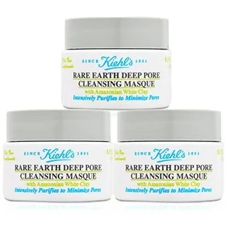 【KIEHLS契爾氏】亞馬遜白泥淨緻毛孔面膜5ml*3+品牌雙頭面膜刷 (正統公司貨) 歷史價格詳細信息