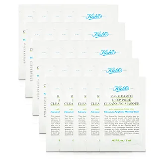 【KIEHLS契爾氏】亞馬遜白泥淨緻毛孔面膜5ml*3+品牌雙頭面膜刷 (正統公司貨) 歷史價格詳細信息