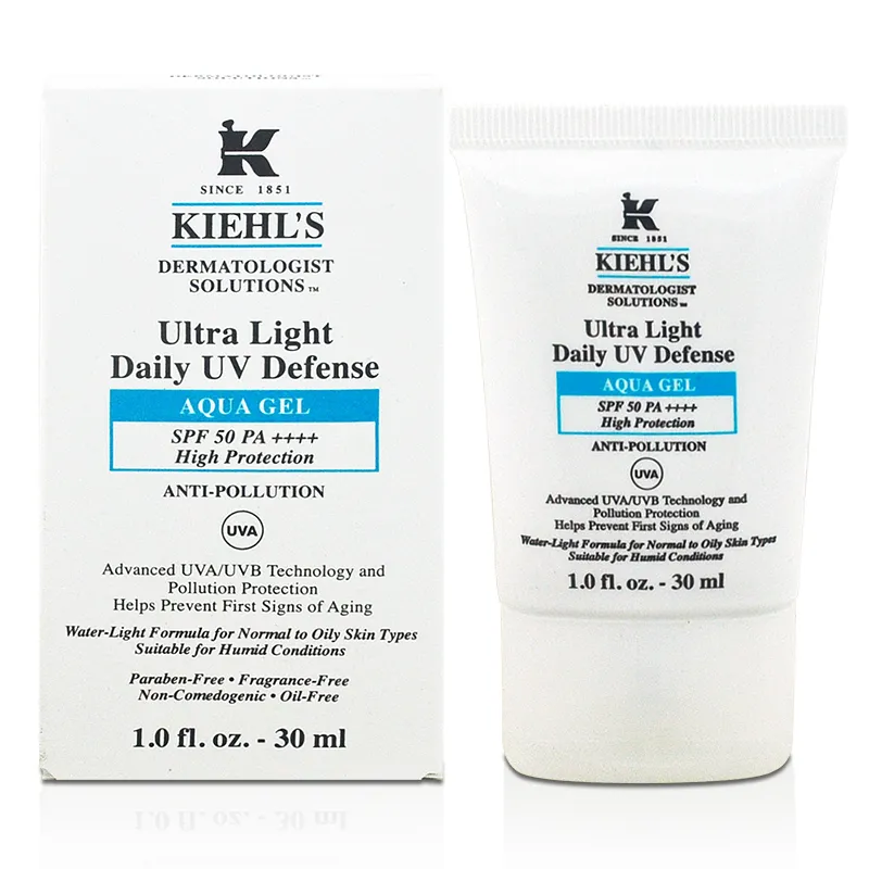 Kiehl's契爾氏 集高效清爽零油光UV水凝露SPF50PA++++30ml｜熱銷NO.1 防曬推薦 歷史價格詳細信息