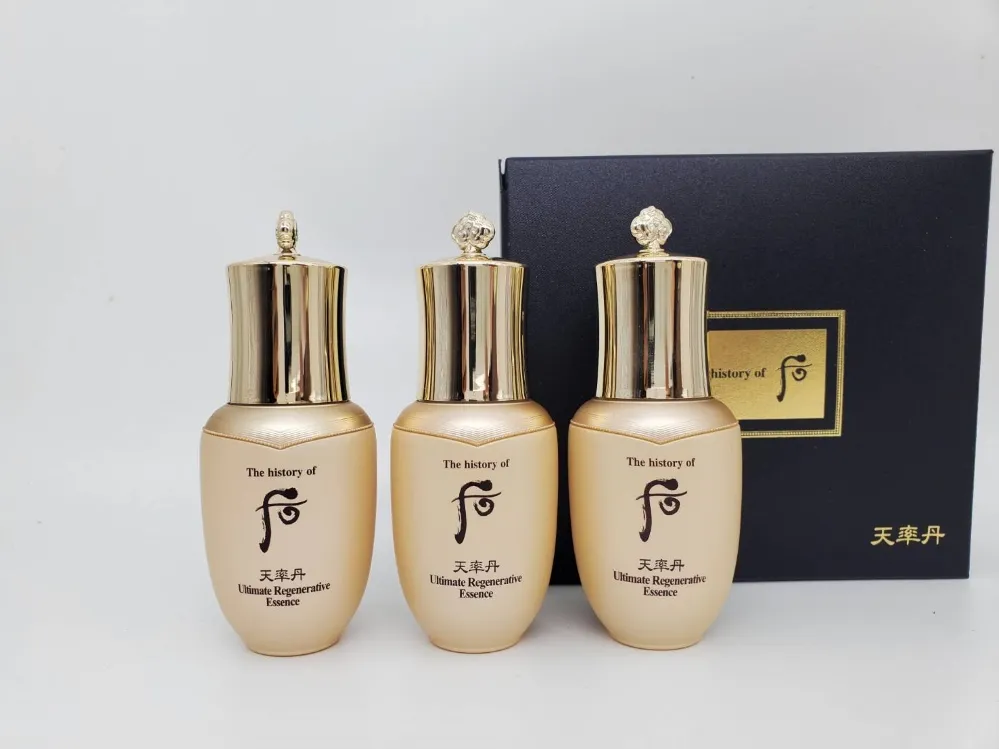 【WHOO 后】天率丹皇后四件組(精華凝露25ml+乳液25ml+精華8ml+皇后霜10ml) - 盒裝 (正統公司貨) 歷史價格詳細信息