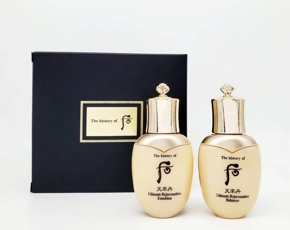 【WHOO 后】天率丹皇后四件組(精華凝露25ml+乳液25ml+精華8ml+皇后霜10ml) - 盒裝 (正統公司貨) 歷史價格詳細信息